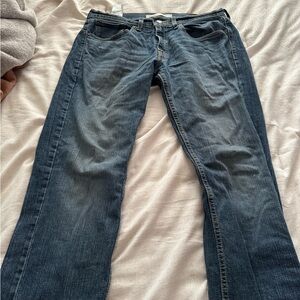 Signature by Levi Strauss Dark Blue Straight Leg Jeans